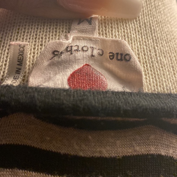 ONE CLOTHING - Cream & Black stripe dress - Picture 6 of 6